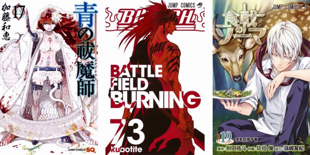 Blue Exorcist 10 Bleach 73 Food Wars 19